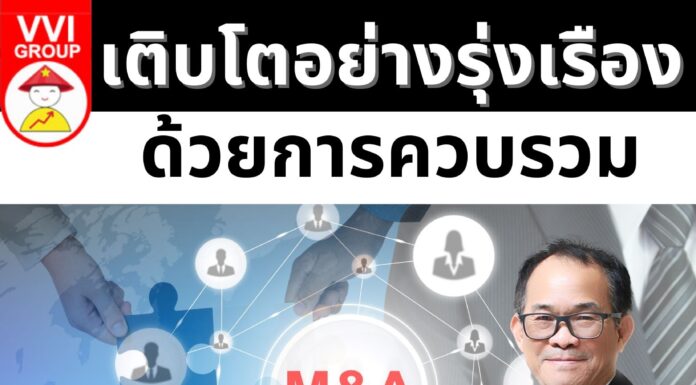 เติบโตอย่างรุ่งเรืองด้วยการควบรวม