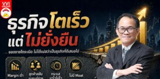 ธุรกิจโตเร็วแต่ไม่ยั่งยืน